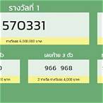 สลากกินแบ่งรัฐบาลวันที่ 16 เมษายน 2562
